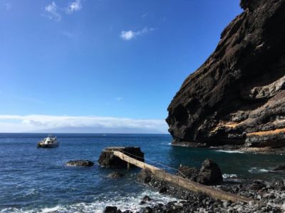 Ableger vom Strand am Ende der Wanderung in der Masca-Schlucht Ableger vom Strand am Ende der Wanderung in der Masca-Schlucht