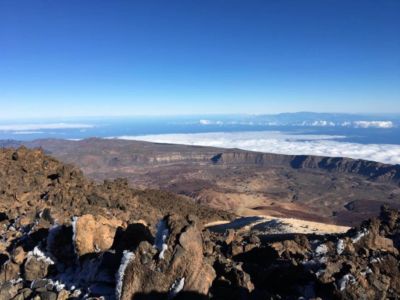 Aussicht vom Teide Richtung Süden Aussicht vom Teide Richtung Süden