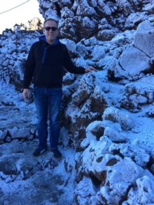 Es kann auf dem Teide schon mal frostig sein Es kann auf dem Teide schon mal frostig sein