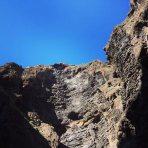 Felswände in der Masca-Schlucht auf Teneriffa Felswände in der Masca-Schlucht auf Teneriffa