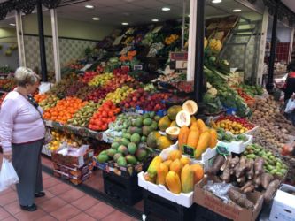 Gemüse Obst und nochmehr Obst in Mercado de Nuestra Señora de África - Urlaub auf Teneriffa im Winter Gemüse Obst und nochmehr Obst in Mercado de Nuestra Señora de África