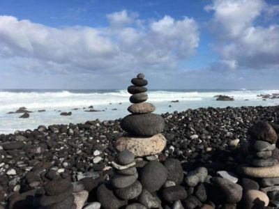 Steine am Strand von Puerto de la Cruz Steine am Strand von Puerto de la Cruz