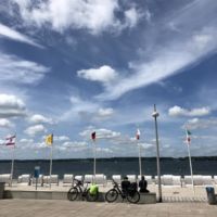 Zwischenstopp in Glücksburg an der Promenade Glücksburg Promenade - Ostseeradweg Erfahrungen